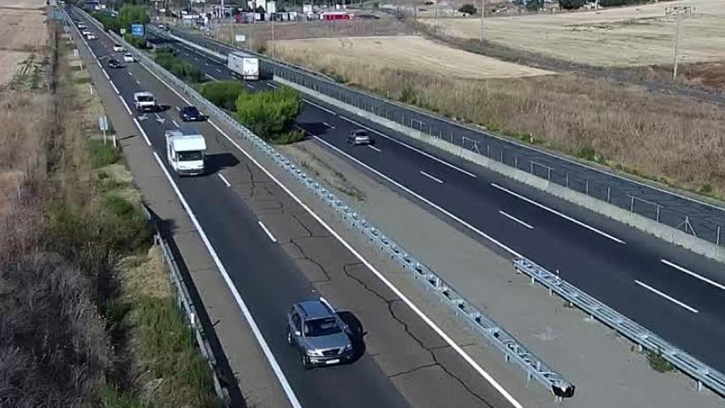 La A-62 a su paso por Simancas