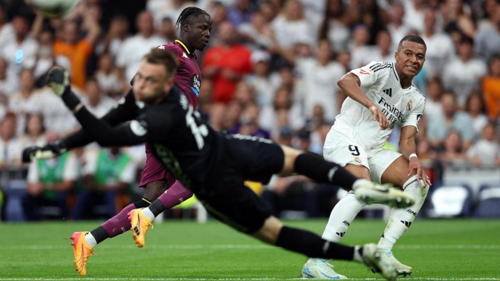 Mbappé, con el Real Madrid