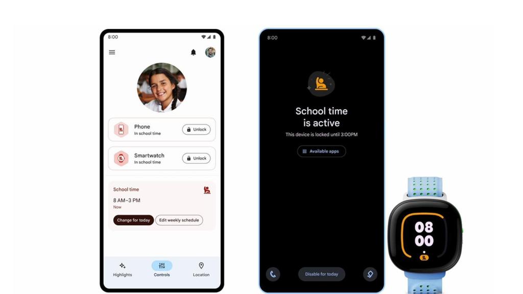 El Modo horario escolar se puede activar en móviles Android y relojes Wear OS