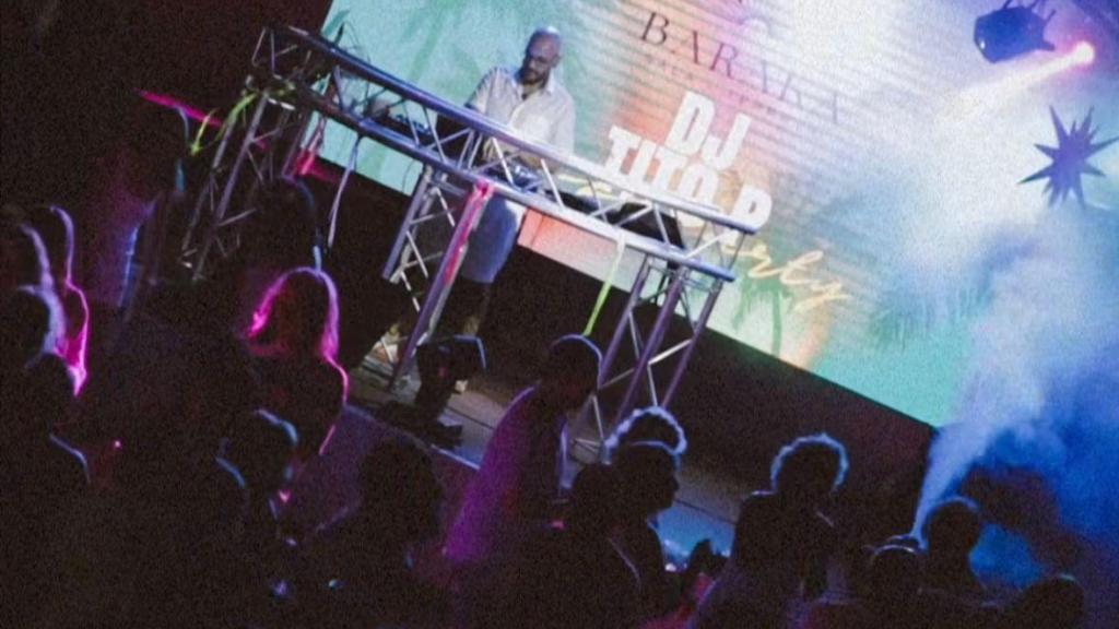 Una fotografía de la terraza Baraka difundida por los vecinos.