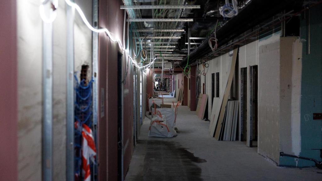 Las obras de construcción de la ampliación del Hospital 12 de Octubre de 2023.