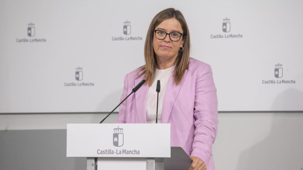 Esther Padilla, portavoz del Gobierno de Castilla-La Mancha.