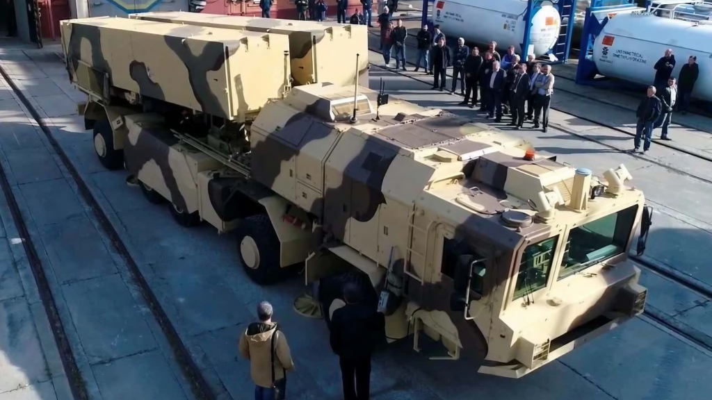 Vehículo de lanzamiento del misil Hrim-2