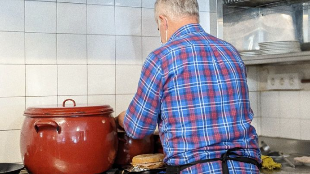 Cocina de O Porco, en Vigo.