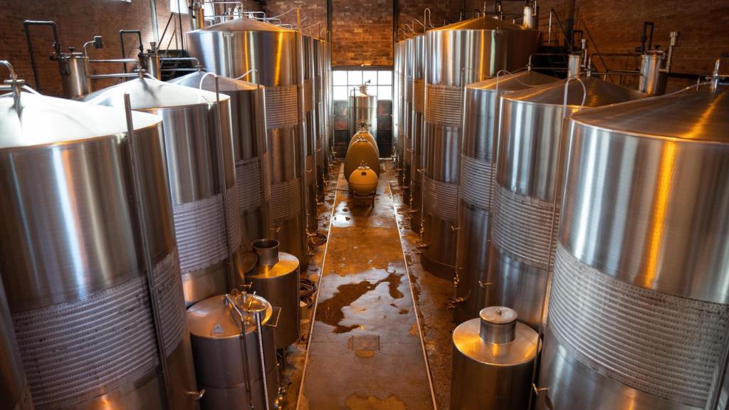 Tanques de fermentación de Raventós i Blanc.