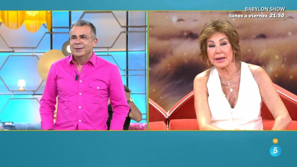 Jorge Javier Vázquez y Ana Rosa Quintana en 'TardeAR'.