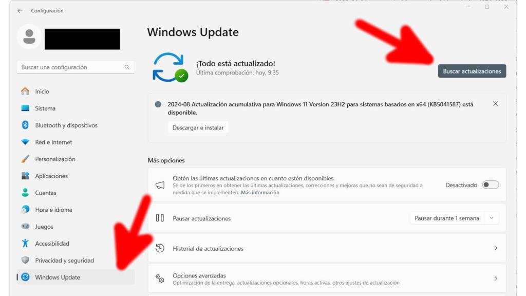Cómo actualizar Windows 11