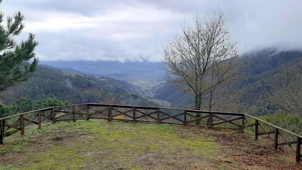 Paisajes sobre el valle del río Alén en Fornelos