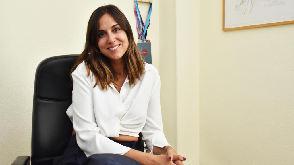 Blanca Jiménez en su despacho atiende a EL ESPAÑOL de Castilla y León