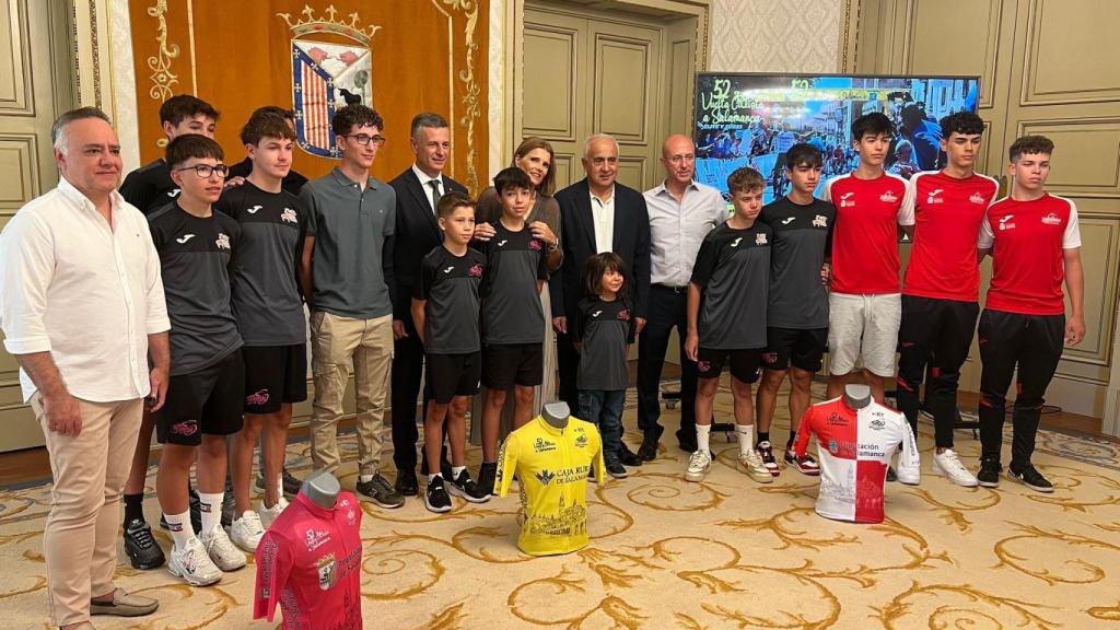 Presentación en el Ayuntamiento de la Vuelta Ciclista a Salamanca