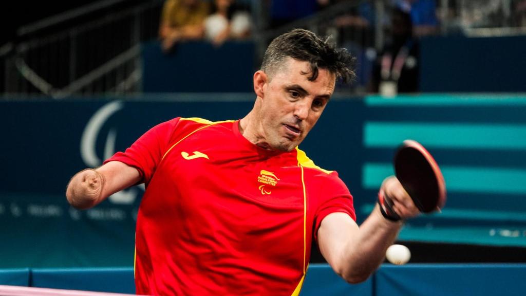 José Manuel Ruiz, durante los Juegos Paralímpicos de París 2024.