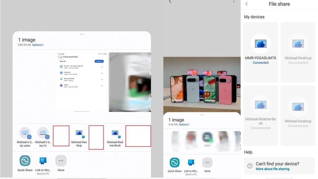 Compartir archivos desde el móvil
