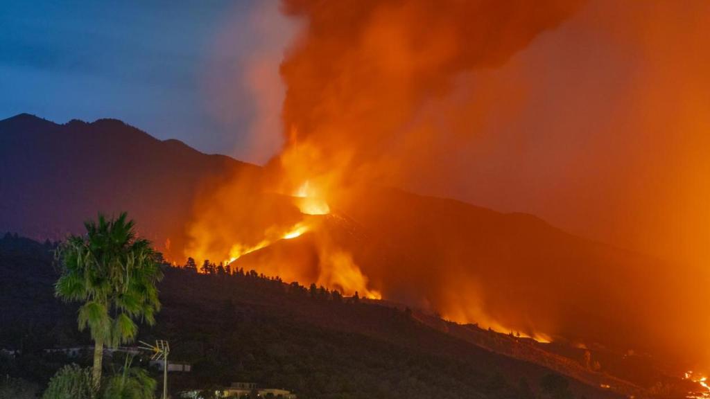 Erupción del volcán Cumbre Vieja en La Palma.