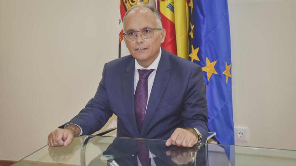 Alberto Gaitán, consejero de Presidencia de Ceuta, entrevistado en su despacho.