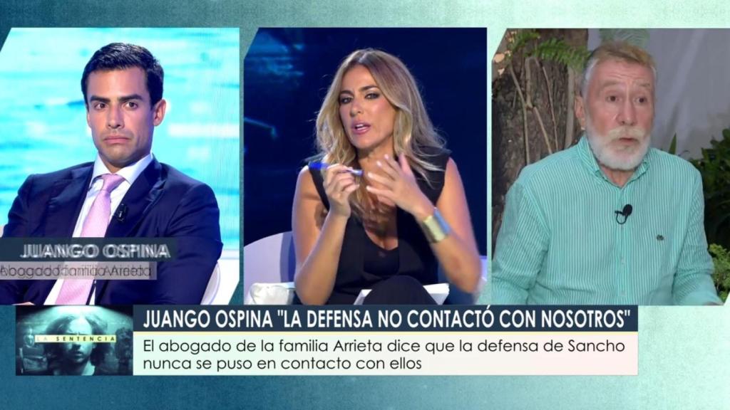 Juango Ospina, Verónica Dulanto y Marcos García Montes
