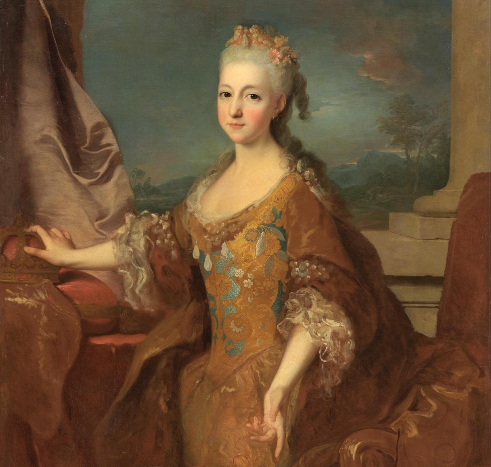 Retrato de Luisa Isabel de Orleans según el pincel de Jean Ranc en 1724.