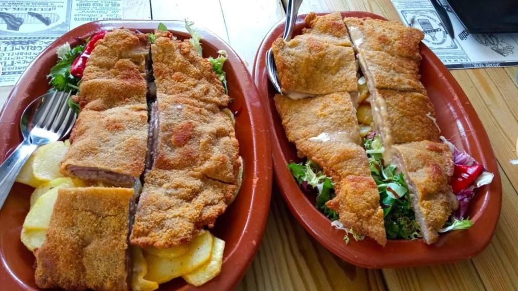 Cachopo asturiano en la Sidrería Estrella & Baiona