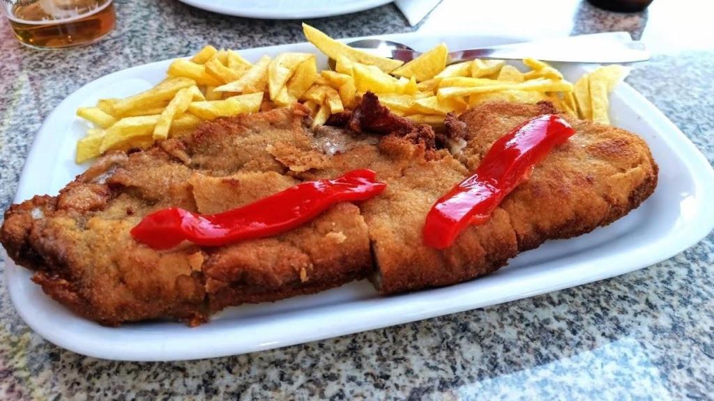 Cachopo de la Sidrería Carmiña