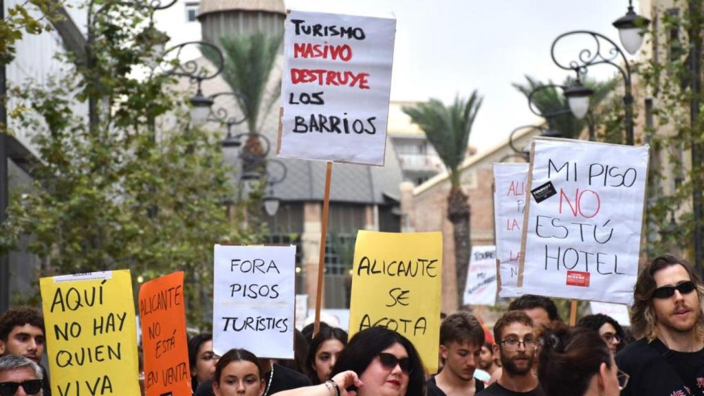 Manifestación de 'Alicante, donde vas'