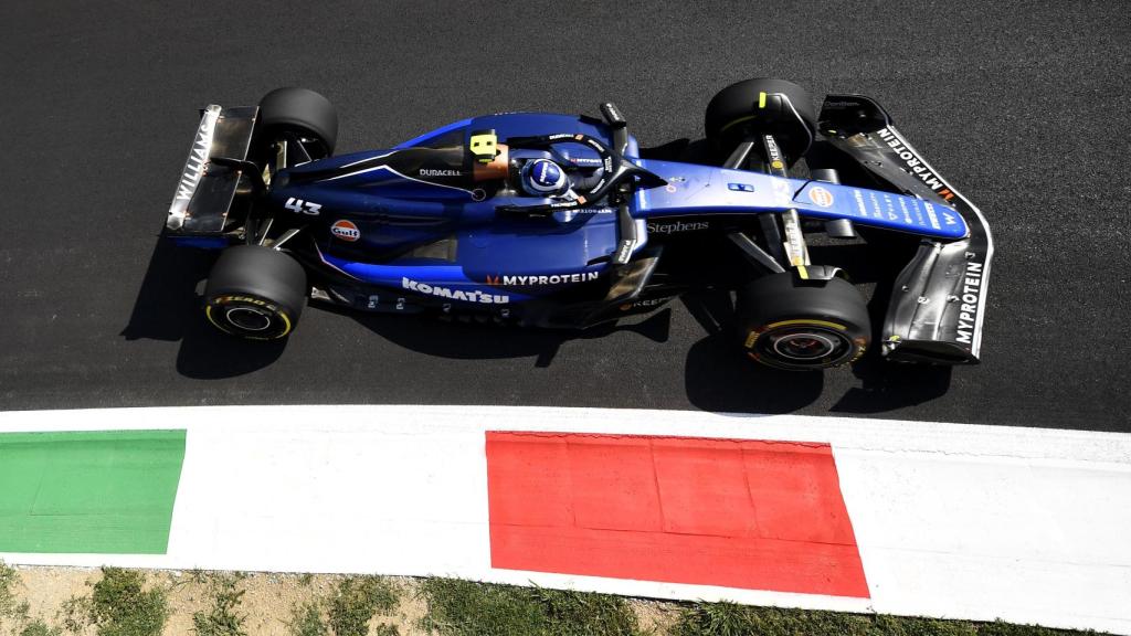 Franco Colapinto, durante los libres de Monza.