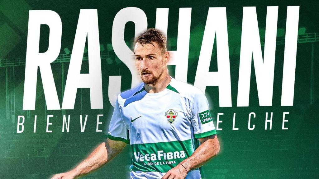Elbasan Rashani, llega al equipo franjiverde.