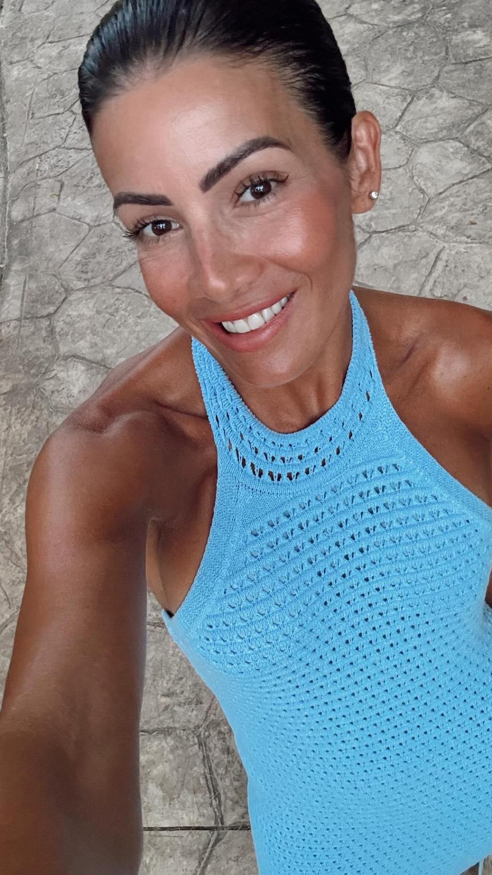 Virginia Troconis con un estilismo de Cupido Style.