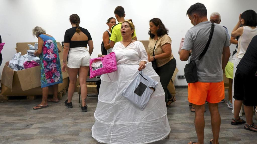 Una imagen del mercadillo.