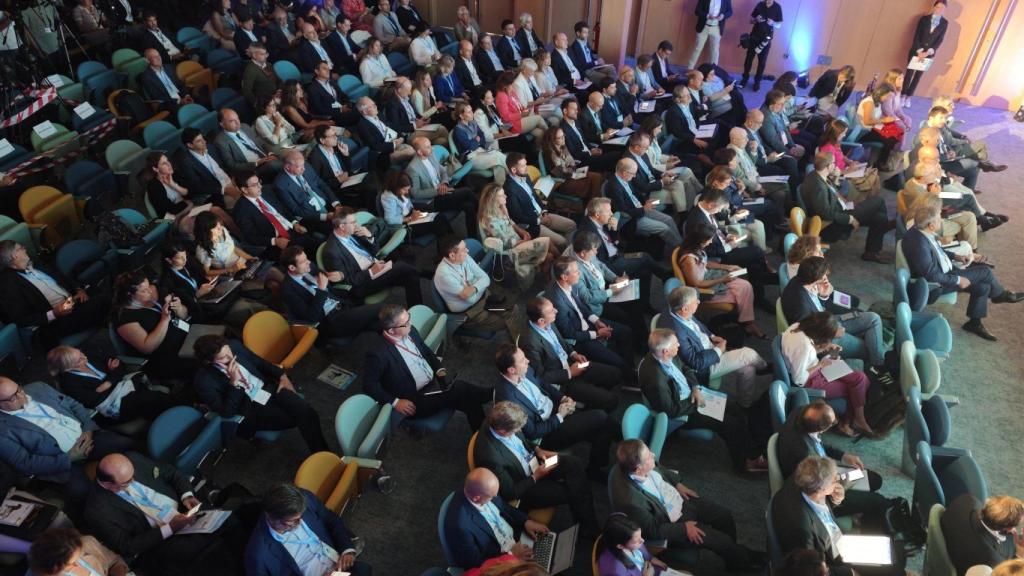 El auditorio del 38º congreso de la patronal tecnológica Ametic en Santander.