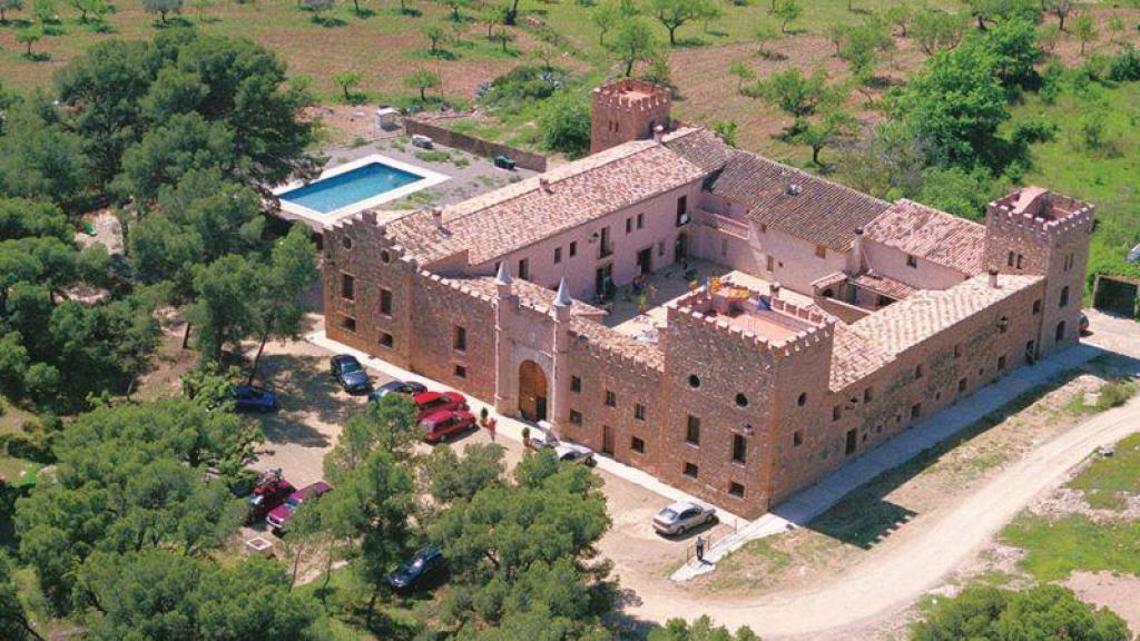 Vista aérea de la Masía de San Juan. La Masía de San Juan