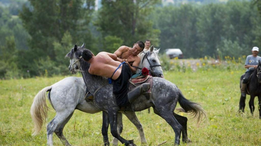 Imagen de una de las competiciones de los Juegos Mundiales Nómadas