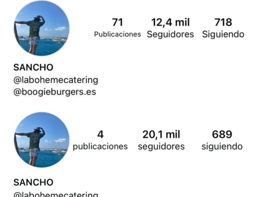 Las redes sociales de Daniel Antes antes y después de su condena a prisión.