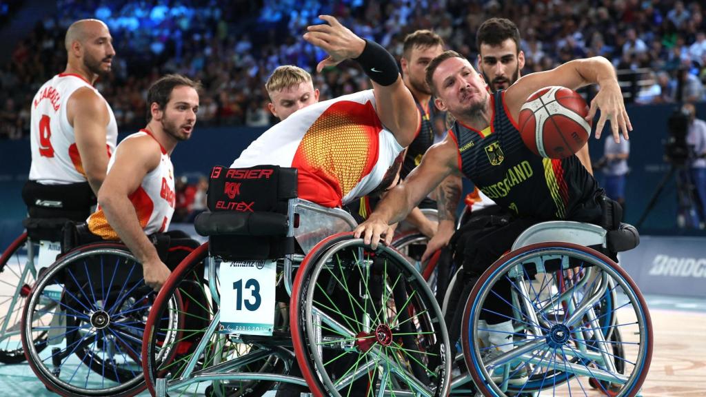 Encuentro entre España y Alemania en los Juegos Paralímpicos.