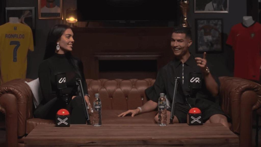 Cristiano Ronaldo, en su canal de YouTube, junto a Georgina Rodríguez