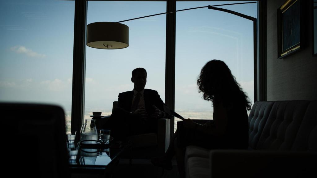 Huhgh Elliott durante la entrevista con EL ESPAÑOL.