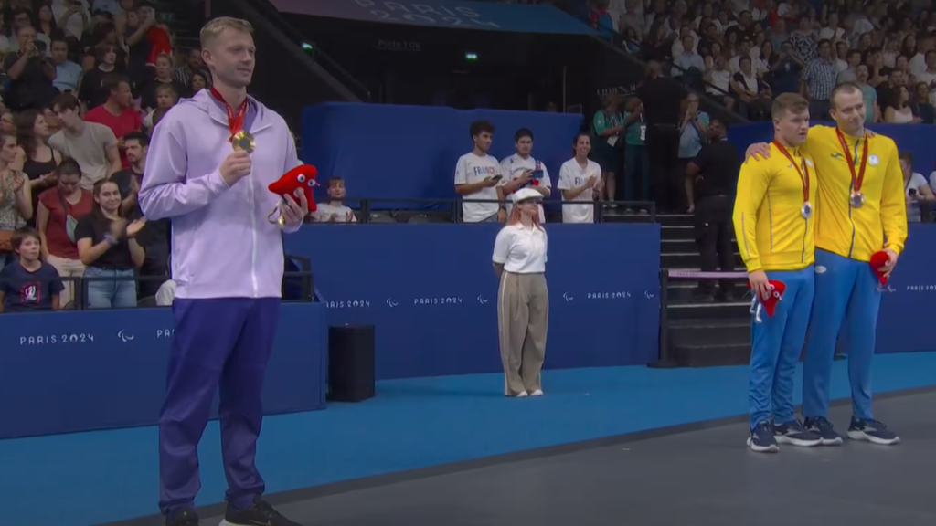 Yaremenko y Virchenko se alejan de Boki en el podio de los Paralímpicos