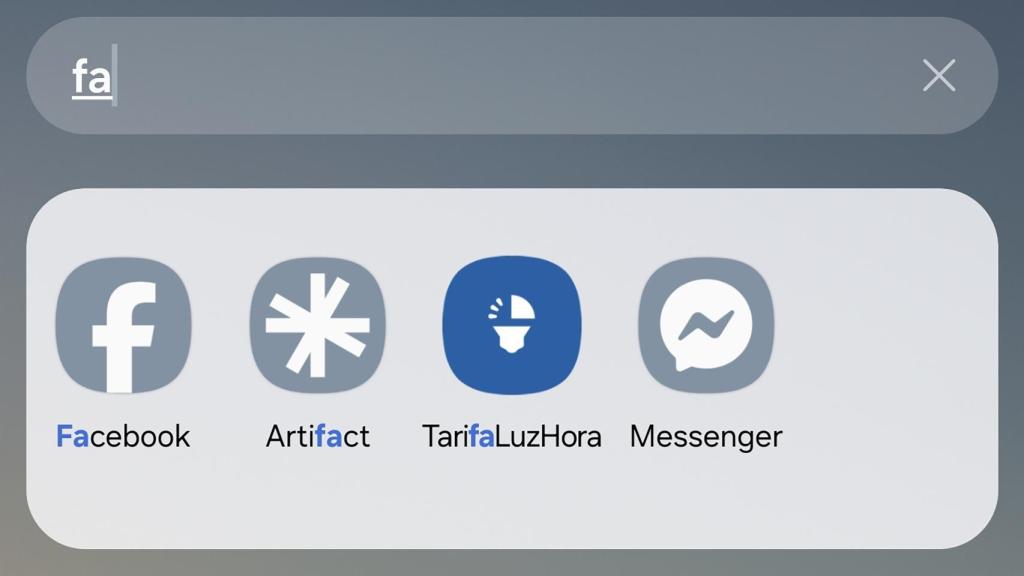 Facebook en un móvil