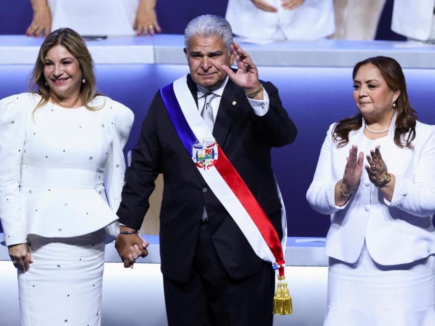 El presidente de Panamá, Raúl José Mulino.