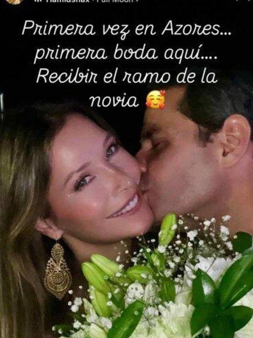 La publicación de Esther Doña en las Islas Azores, durante la boda a la que asistió con Joao.