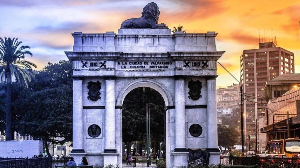 Monumento en Valparaíso.