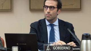 El ministro de Economía, Carlos Cuerpo, en el Congreso.