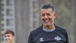 Alejandro Sandroni en un entrenamiento.