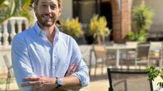 Tobias Greiling posa para EL ESPAÑOL de Málaga en la oficina de Ansasol en Marbella.