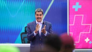 Nicolás Maduro, presidente de Venezuela, en su propio programa de televisión.