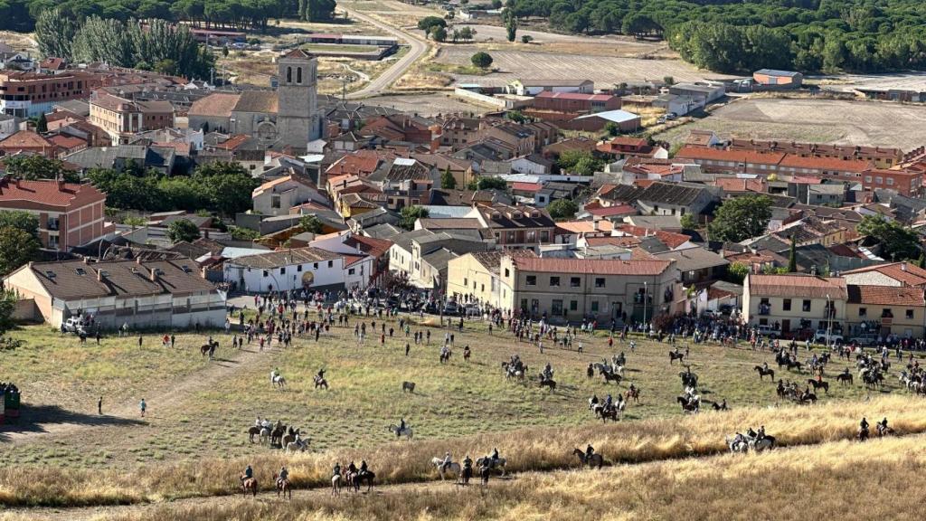 El encierro de este sábado en las fiestas de Portillo