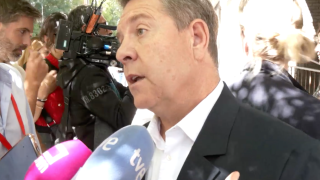 Emiliano García-Page a la salida del Comité Federal.