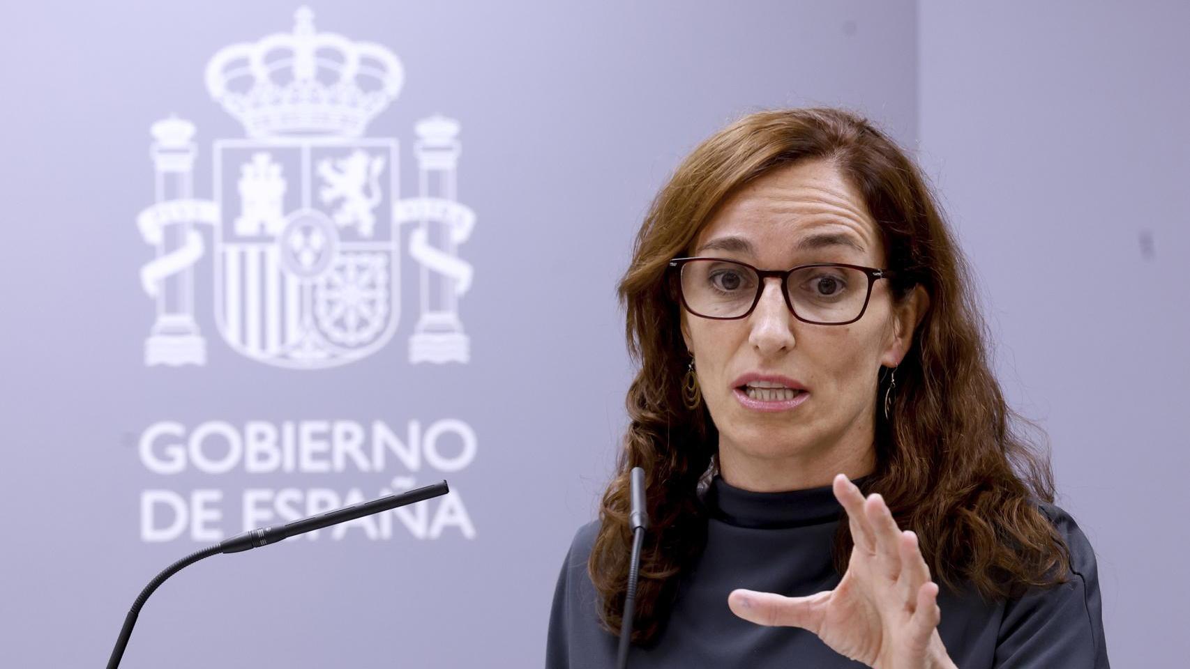 La ministra de Sanidad, Mónica García.