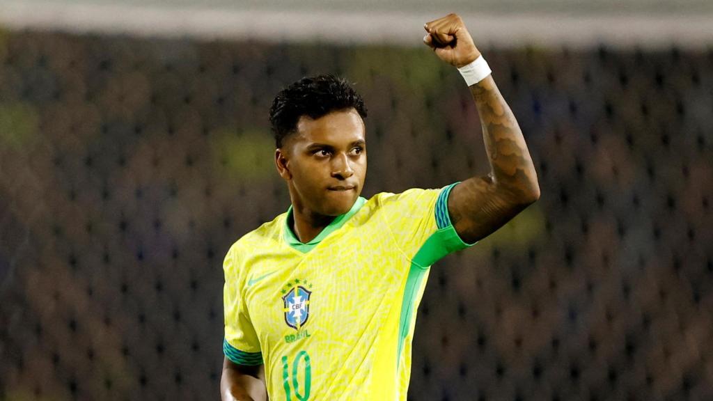Rodrygo, con la selección de Brasil