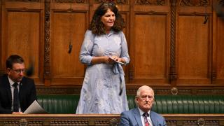 La ministra para el Crimen, Policía y Bomberos del Reino Unido, Diana Johnson.