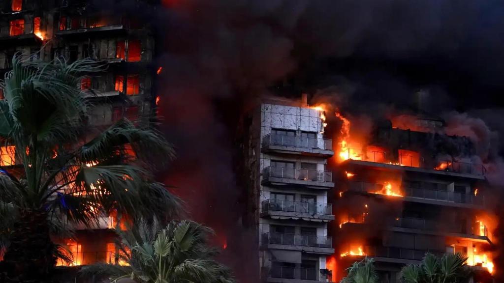 Imagen de archivo del incendio