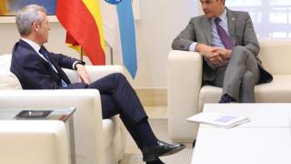 Alfonso Rueda y Pedro Sánchez, reunidos en La Moncloa en 2022